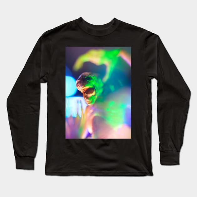 Newborn Alien Scream Long Sleeve T-Shirt by Mikes Monsters